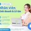 TUYỂN DỤNG NHÂN VIÊN KINH DOANH KIÊM LỄ TÂN (CLINIC SALES & RECEPTIONIST)